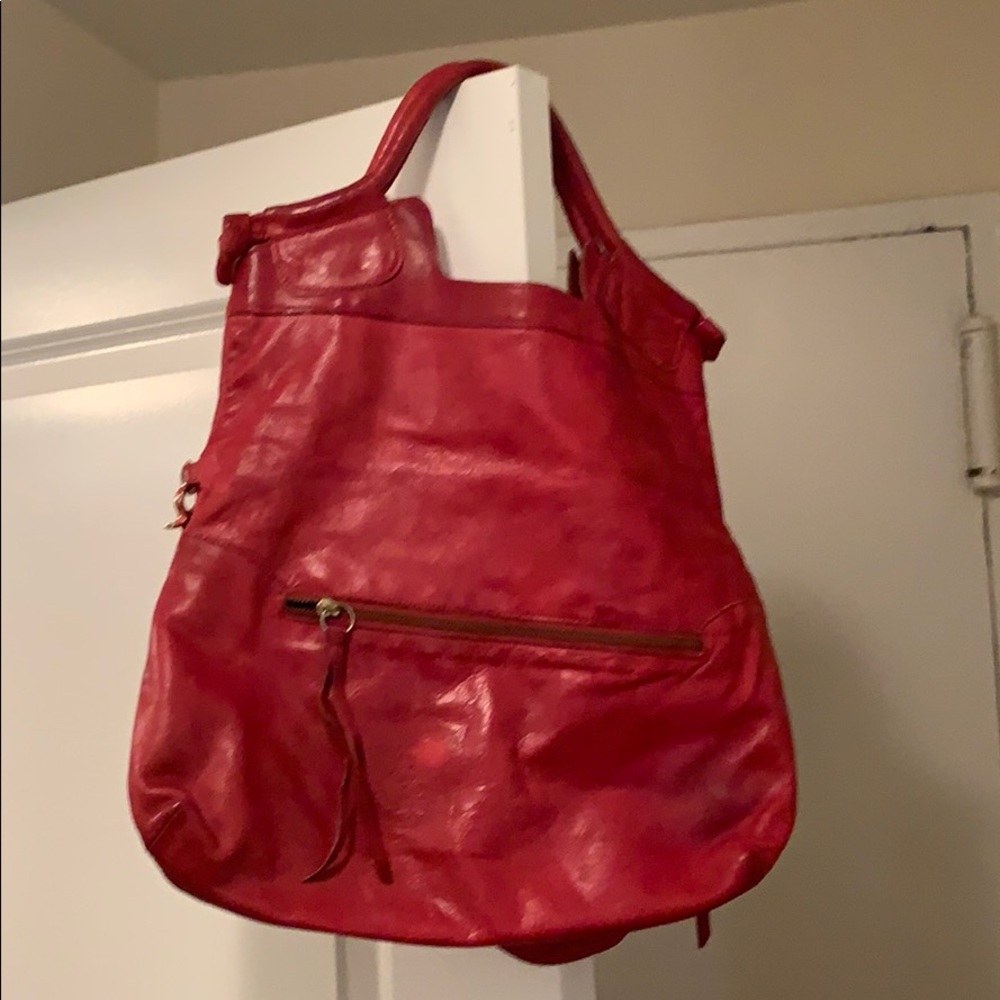 Foley + Corinna red bag